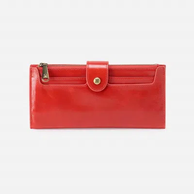 Hobo Women's Dunn Continental Wallet In Grenadine