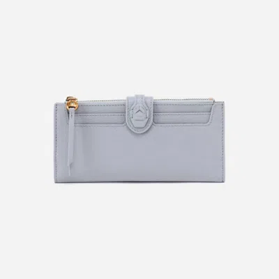 Hobo Women's Dunn Continental Wallet In Indigo Cloud In Gray