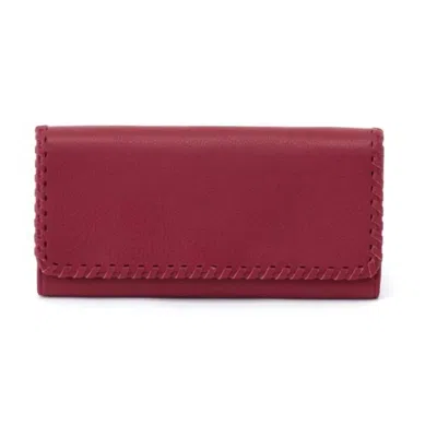 Hobo Women's Era Wristlet Clutch Wallet In Sangria In Red