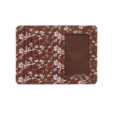 Hobo Women's Euro Slide Card Case In Ditzy Floral In Multi