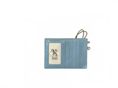 Hobo Women's Euro Slide Polished Card Case In Stratosphere In Blue