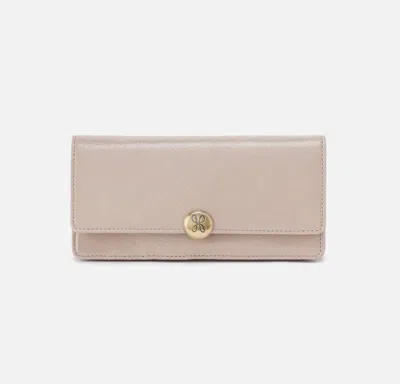 Hobo Women's Hutton Large Wallet In Stone Gloss In Multi