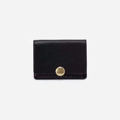 Hobo Women's Hutton Small Wallet In Black In Pattern