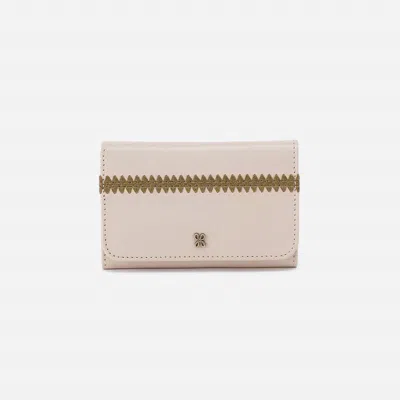 Hobo Women's Jill Trifold Wallet In Pale Flax In Multi