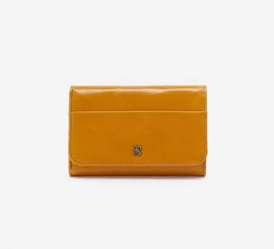 Hobo Women's Jill Trifold Wallet In Warm Amber In Orange