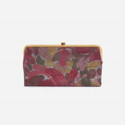 Hobo Women's Lauren Clutch Wallet In Abstract Foliage In Multi