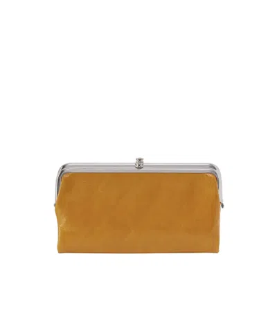 Hobo Women Lauren Clutch Wallet In Warm Amber