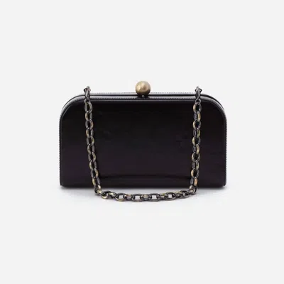 Hobo Women's Lauren Minaudiere Clutch Bag In Polished Black