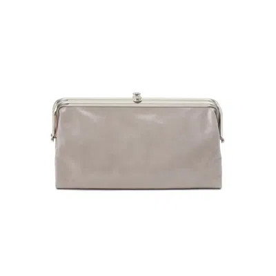 Hobo Women's Lauren Wallet Clutch In Driftwood In White