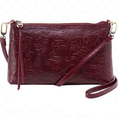 Hobo Women's Leather Darcy Convertible Crossbody Bag In Embossed Merlot In Multi