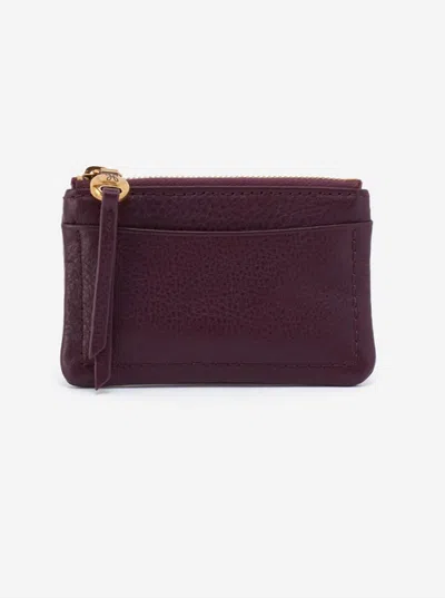 Hobo Women's Lumen Card Case In Ruby Wine In Red