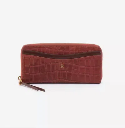 Hobo Women's Max Large Zip Around Continental Wallet In Brandy In Brown