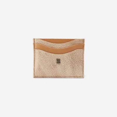 Hobo Women's Max Wallet In Gold Leaf & Desert In Beige