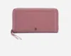 HOBO WOMEN'S NILA LARGE ZIP AROUND WALLET-PEBBLED LEATHER IN MAUVE