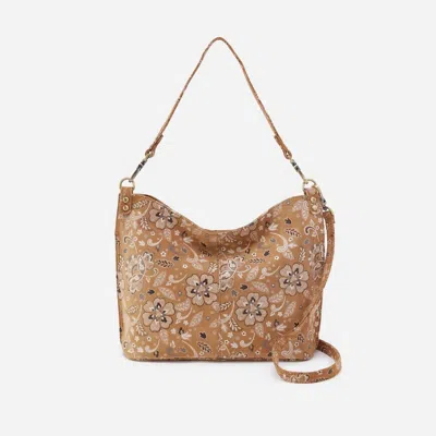 Hobo Women's Pier Leather Shoulder Bag In Country Road Bloom In Multi