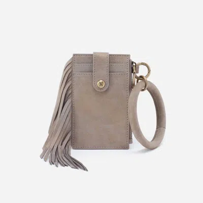 Hobo Women's Ring Credit Card Wrislet In Golden Granite In Beige