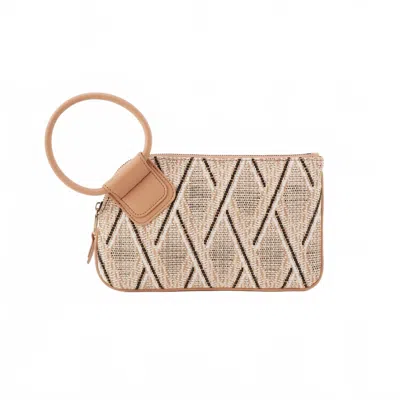 Hobo Women's Sable Wristlet In Cream Raffia In Multi