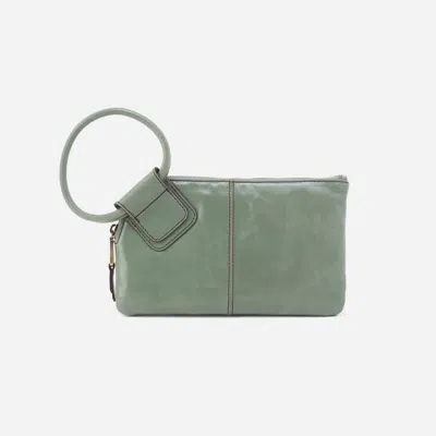 Hobo Women's Sable Wristlet In Jade In Blue