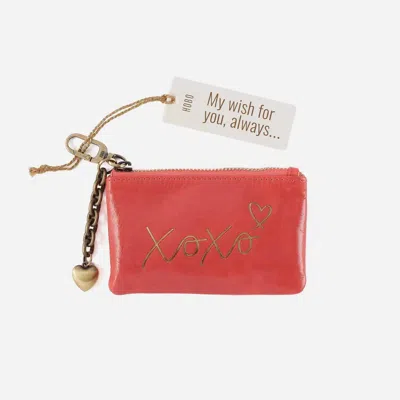 Hobo Women's Sentiment Xoxo Pouch In Pink Mirage In Multi