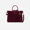 Hobo Women's Sheila Medium Satchel Bag In Prairie Garnet In Burgundy