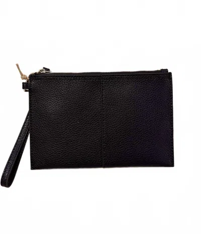 Hobo Women's Vida Small Wrislet Wallet In Black In Orange