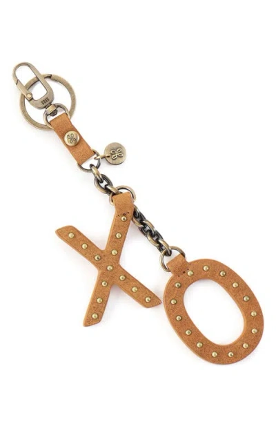 Hobo Xo Key Chain In Brown
