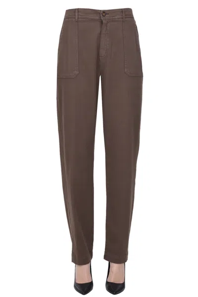 Hod Carpenter Style Trousers In Brown
