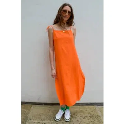 Hod Lagos Flams Dress In Orange