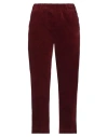 Hod Woman Pants Burgundy Size 26 Cotton, Elastane In Red