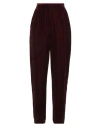 Hod Woman Pants Burgundy Size Xl Polyester In Red