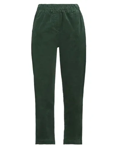 Hod Woman Pants Green Size 26 Cotton, Elastane