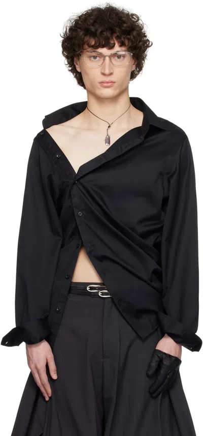 Hodakova Asymmetric Shirt In Black