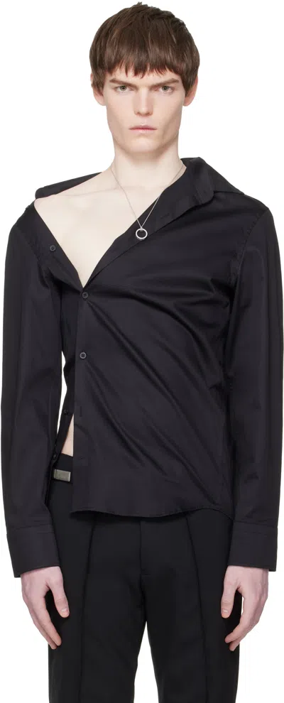 Hodakova Asymmetric Shirt In Black