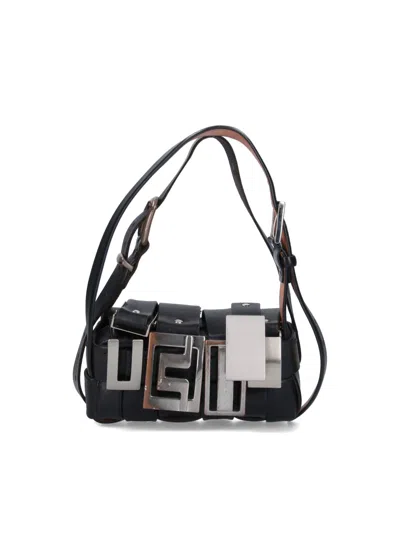 Hodakova Bag With "baguette" Buckles In Black  