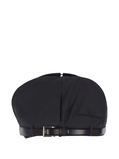 Hodakova Belted Boat-neck Bolero Jacket In Black