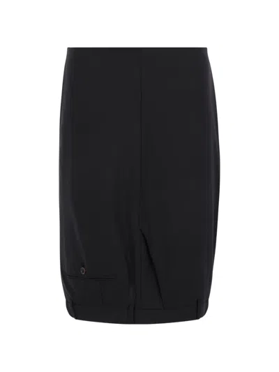 Hodakova Belt-loop Detail Skirt In Black
