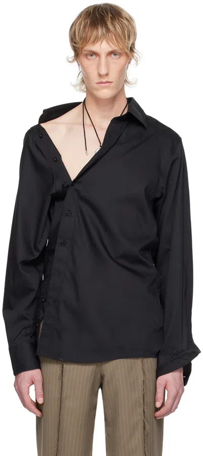 Hodakova Black Asymmetric Shirt