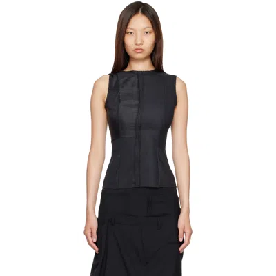Hodakova Black Iso Top In Gray