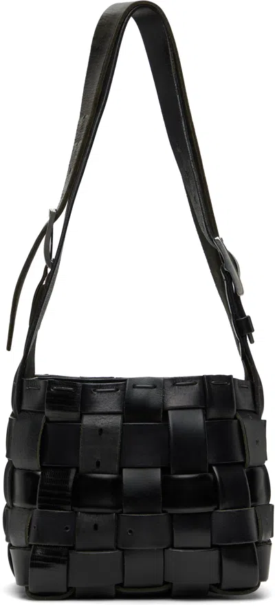 Hodakova Black Small Belt Basket Bag