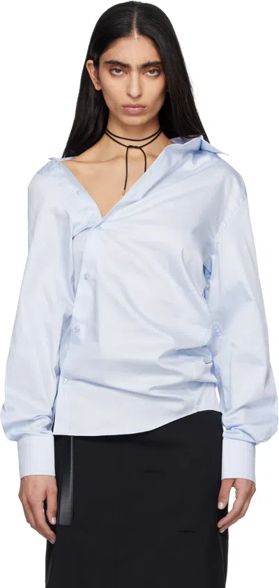 Hodakova Blue Asymmetric Shirt
