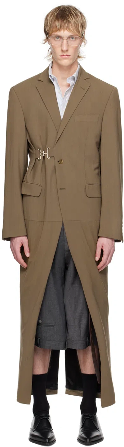 Hodakova Brown Suit Coat