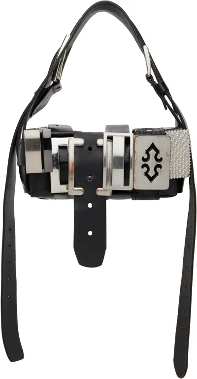 Hodakova Buckle Baguette Bag In Black