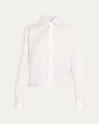 Hodakova Flip Cotton Button-down Shirt In Neutral