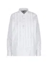 Hodakova Shirt With Rouches In White