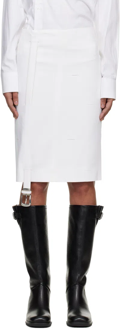 Hodakova Holy Midi Skirt In White