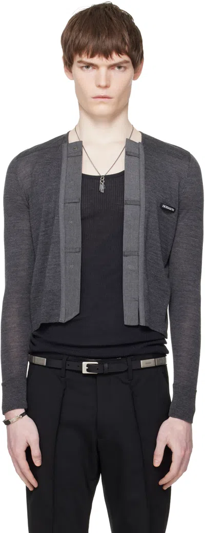 Hodakova Knitted Long Sleeve Cardigan In Multi