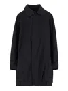 Hodakova Upside Down Pattern Stretch Wool Blend Jacket In Black