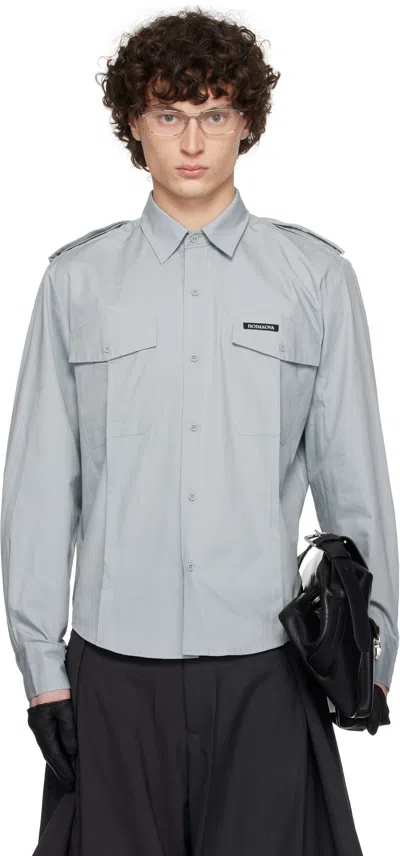 Hodakova M Shirt In Grey