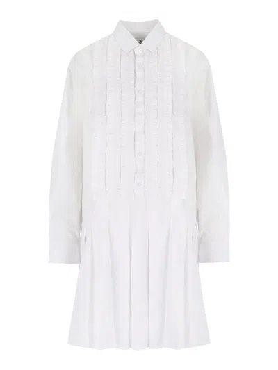 Hodakova Midi Chemisier Dress In White