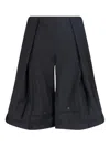 Hodakova Pleat-detailed Shorts In Blue